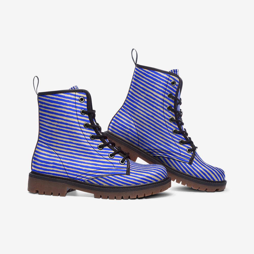 Lightweight Faux Leather Wide Fit Casual Comfort Boots