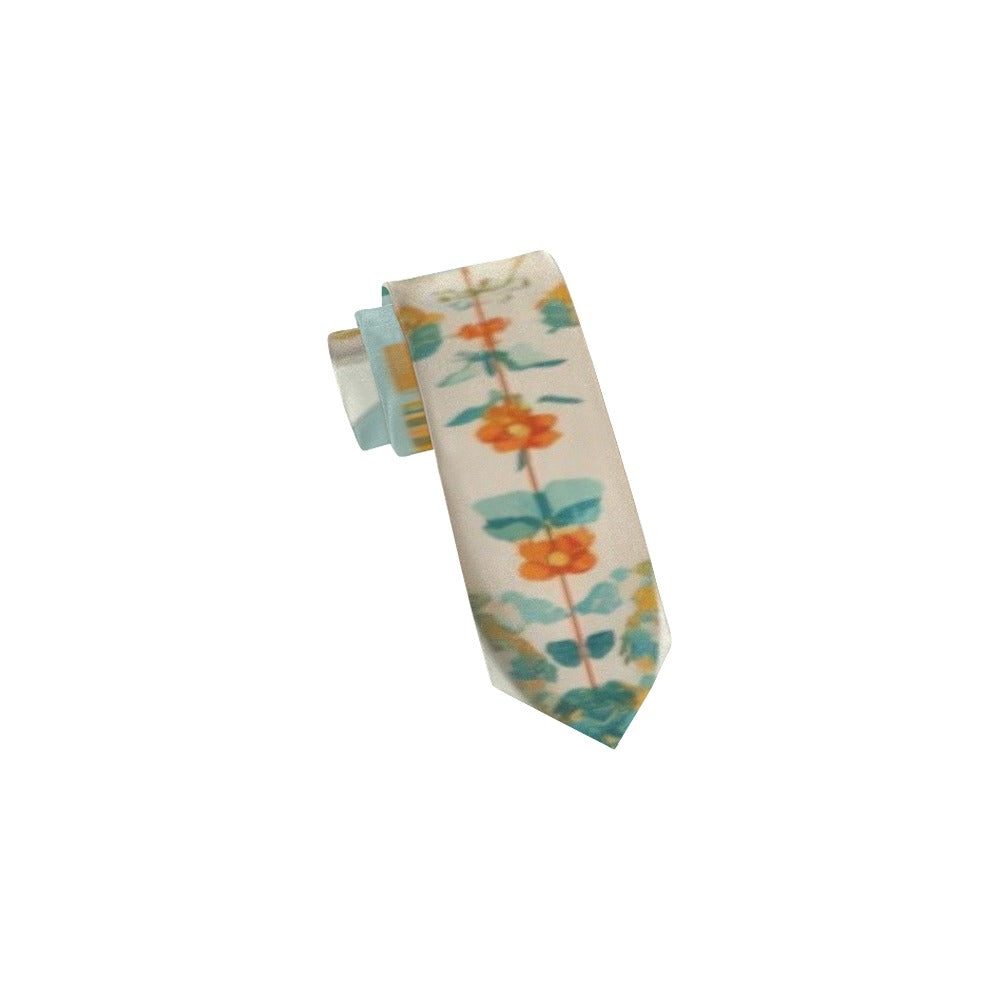 winter.moon_60s_surf_textile_pattern_illustration_--chaos_10_--_9321eec4-7a10-4089-8f28-8ab9776231e2 Classic Necktie (Two Sides)