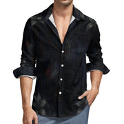 135gsm Casual Long-Sleeve Shirt for Men(All-Over Printing)