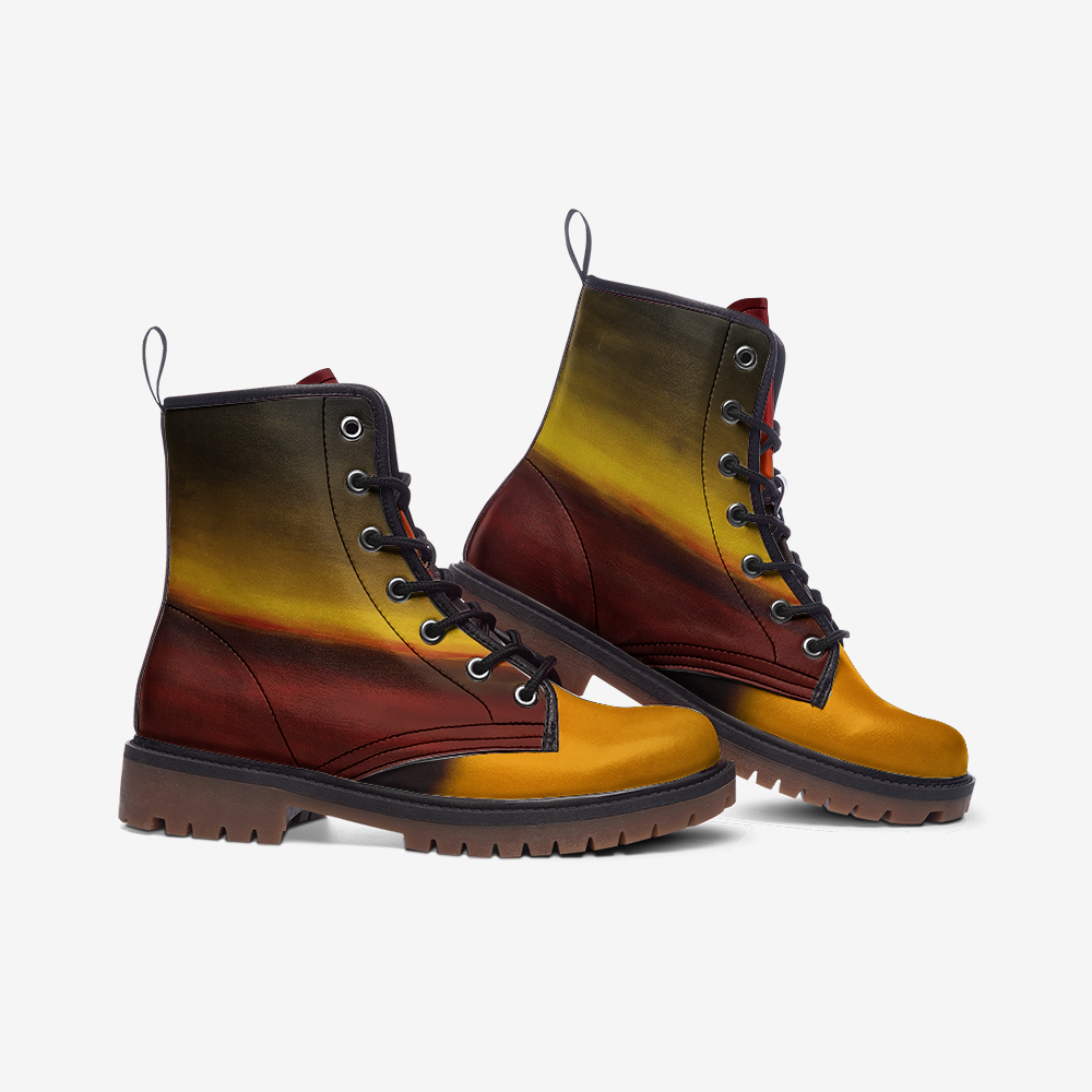 Roth 2 Faux Leather Lightweight Lace Up Boots MT