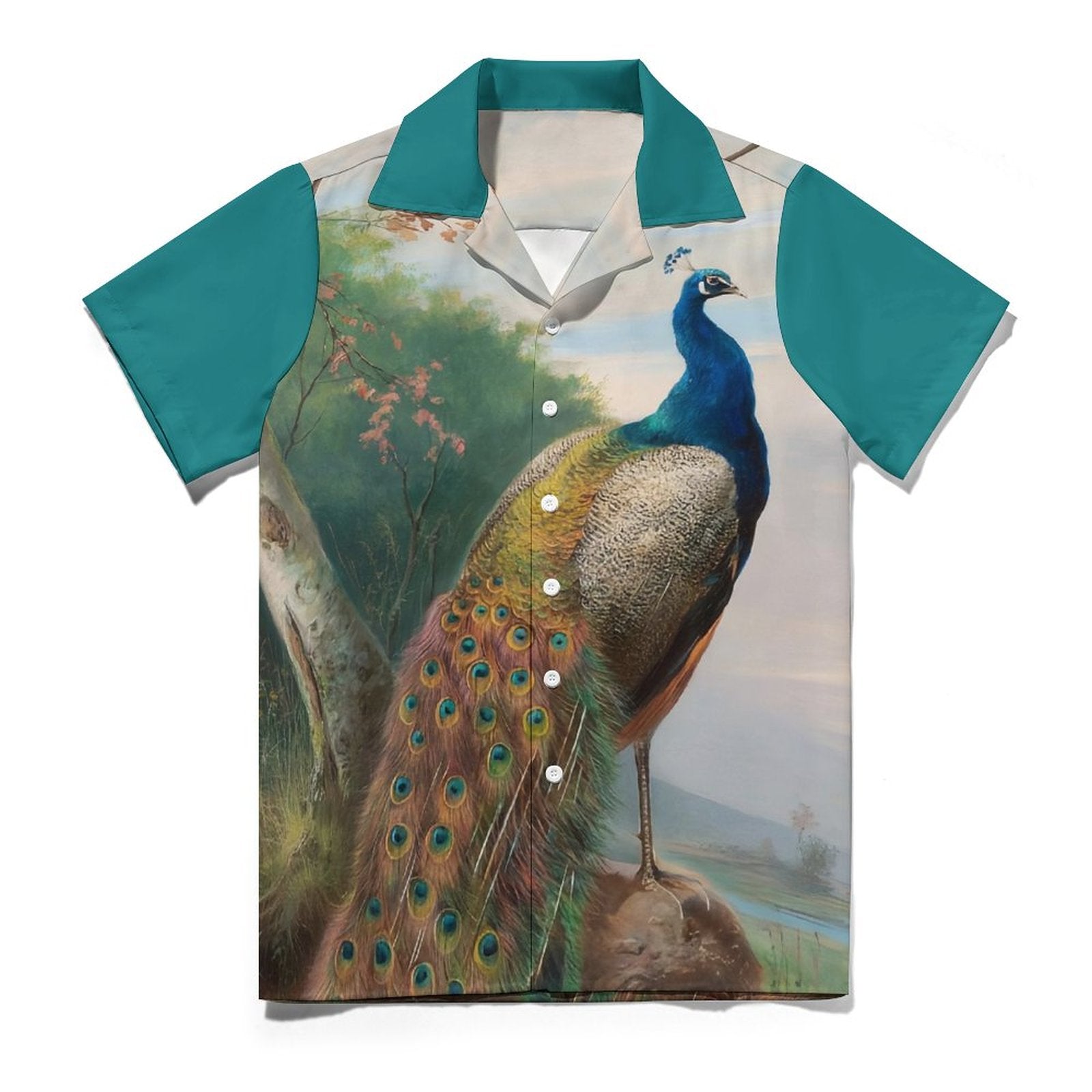 Short Sleeve Cuban Collar Shirt(All-Over Printing)