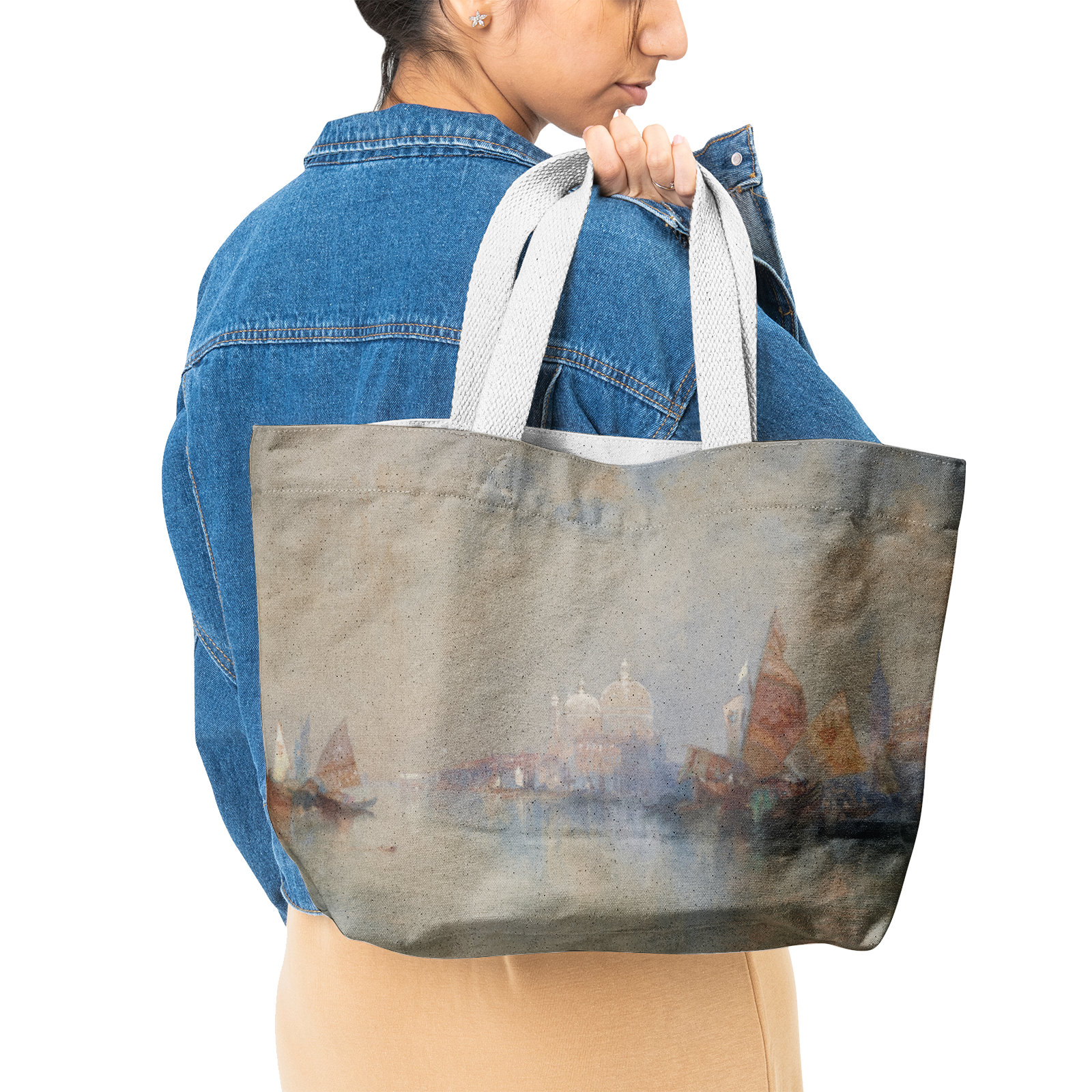 Heavy Duty and Strong Natural Canvas Tote Bags