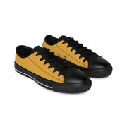 Men's Lightweight Yellow Canvas Sneakers Casual Shoes