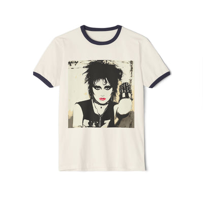 Unisex Combed Ring-Spun Cotton Contrast Ringer Tee