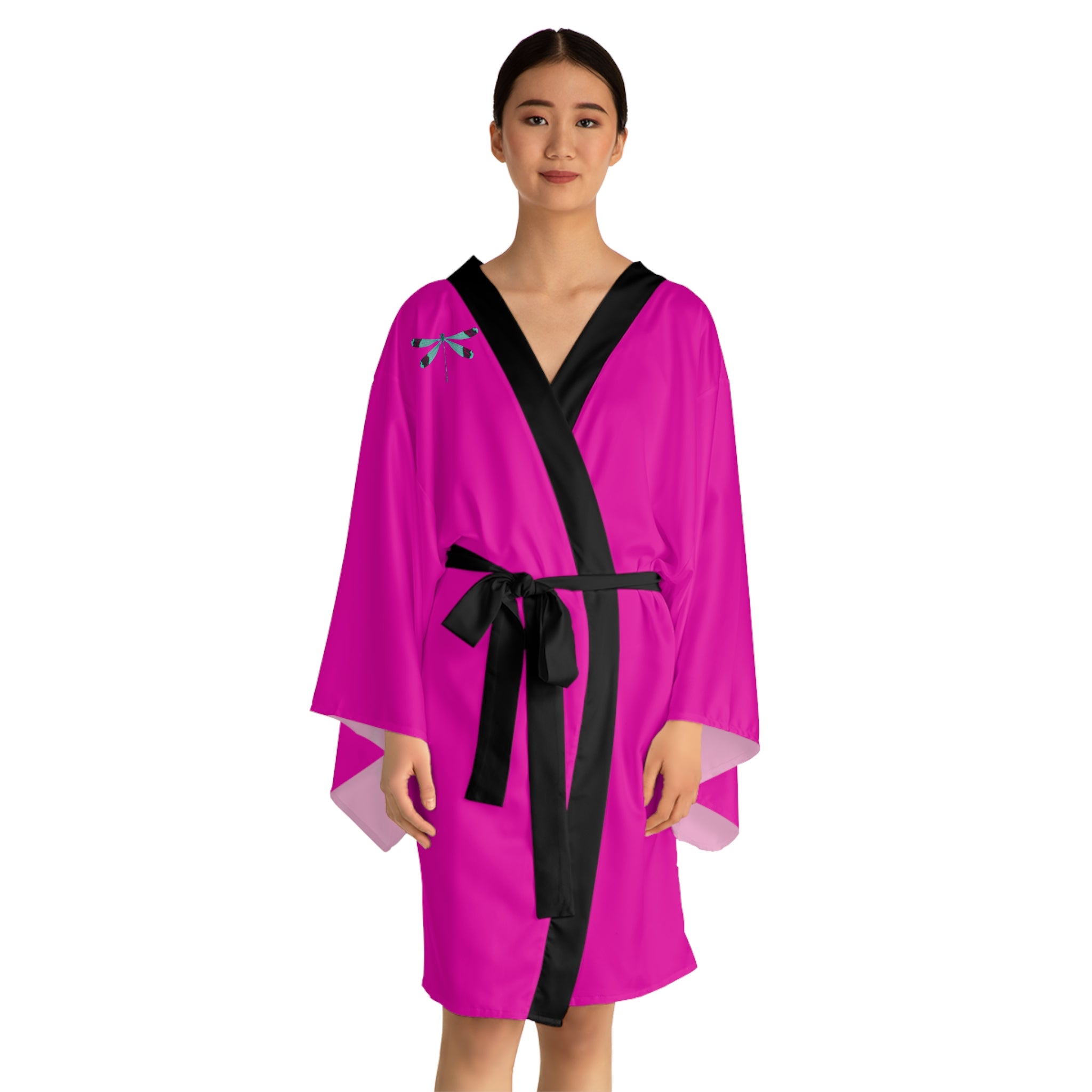 Long Sleeve Kimono Robe (AOP)