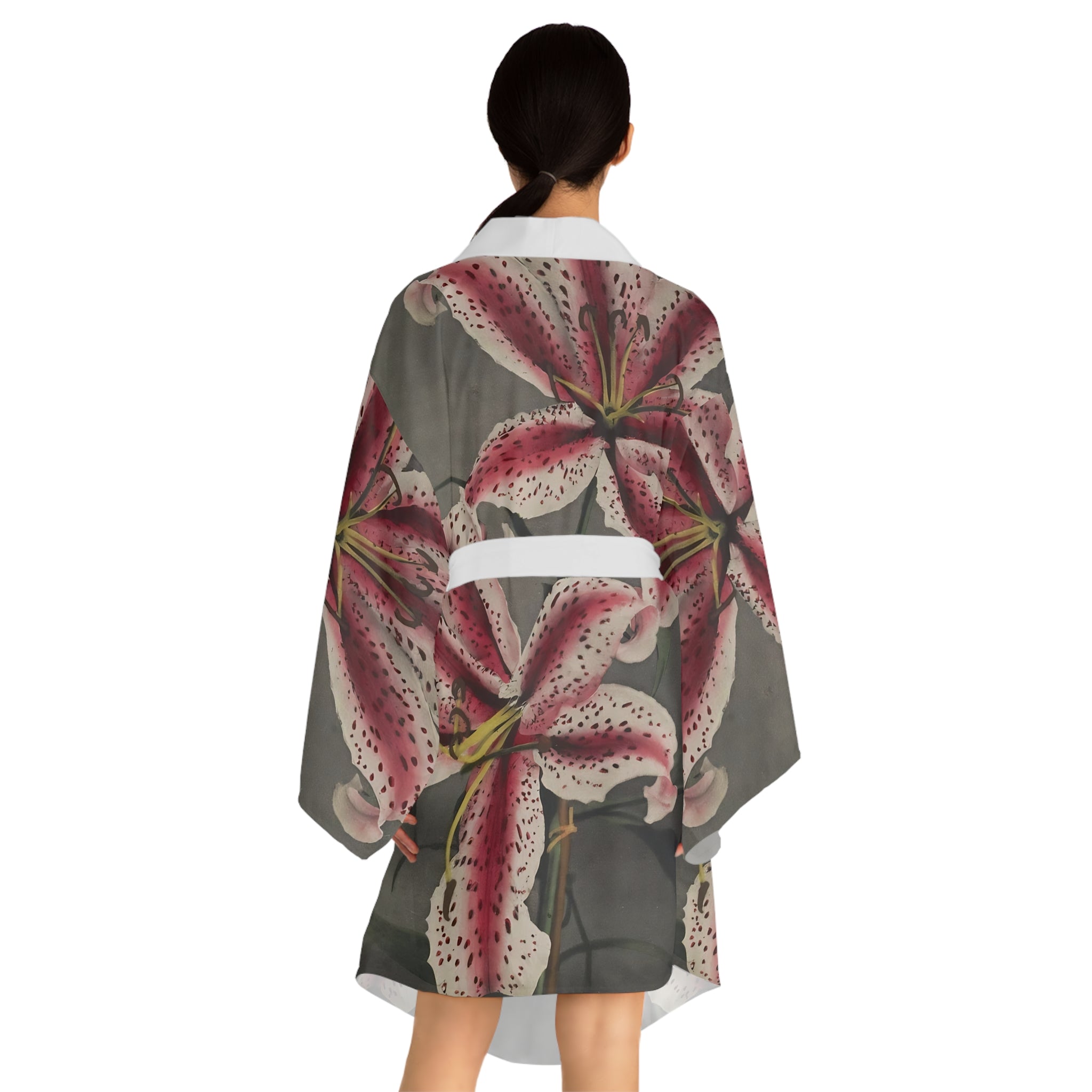 Long Sleeve Kimono Robe (AOP)