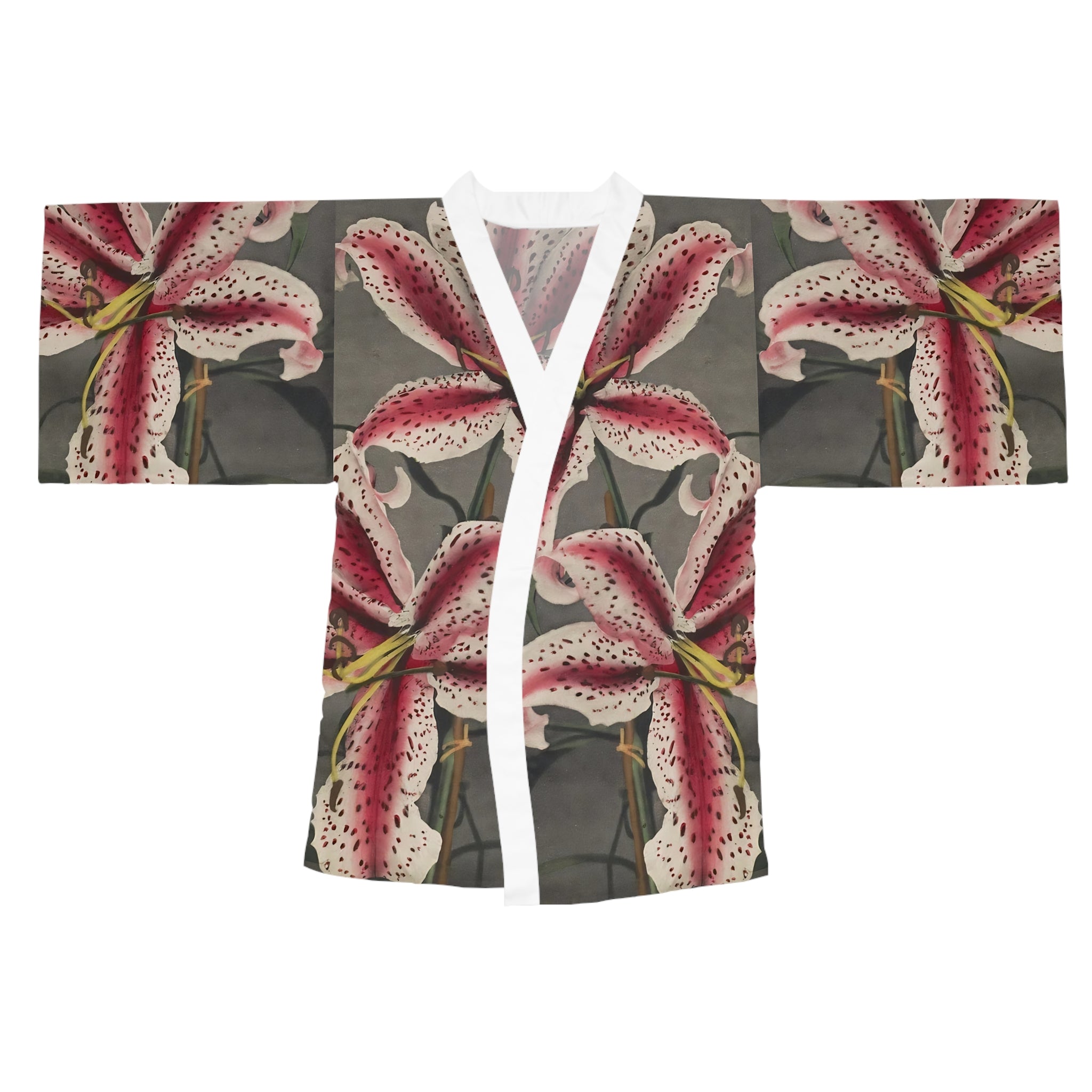 Long Sleeve Kimono Robe (AOP)