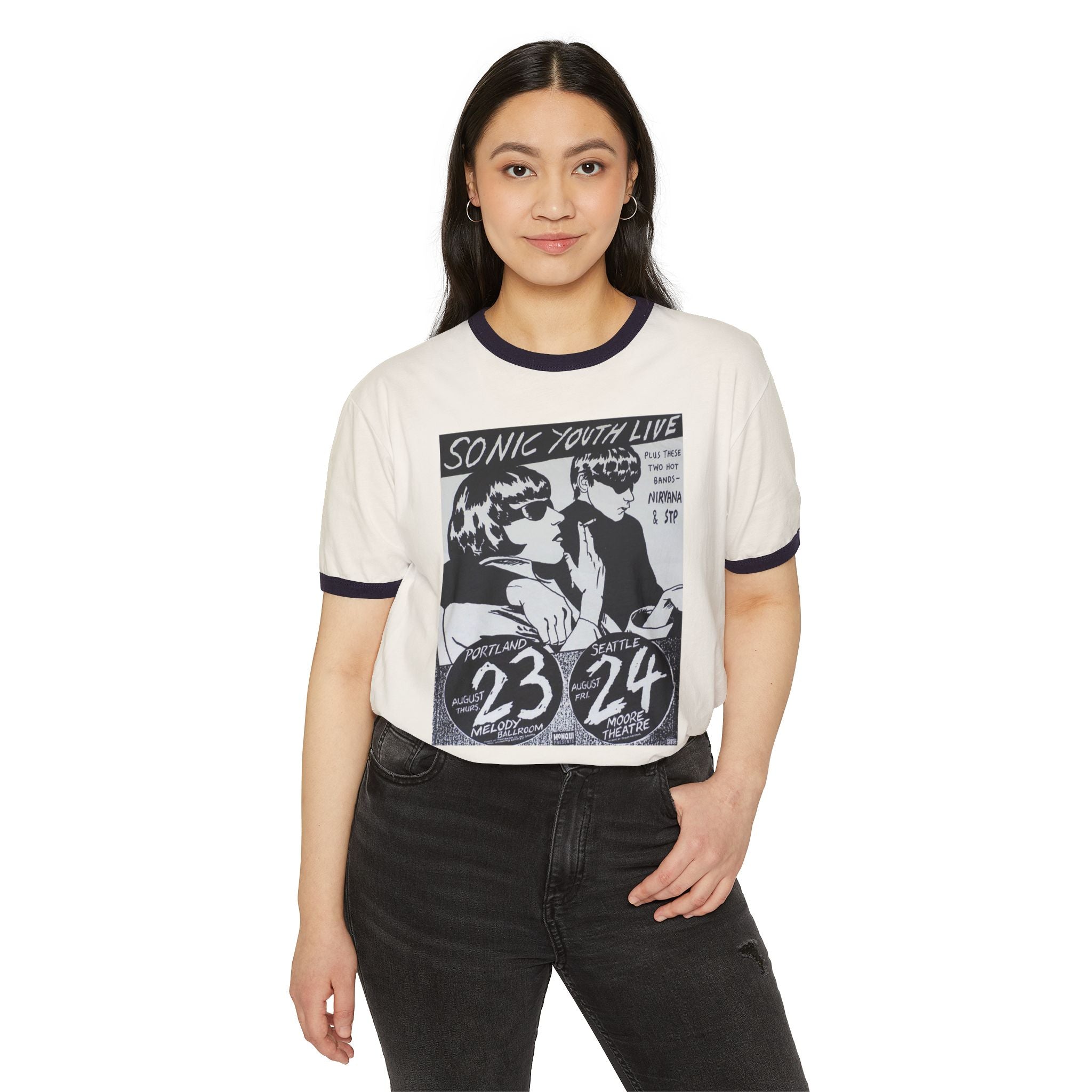 Unisex Cotton Ringer T-Shirt