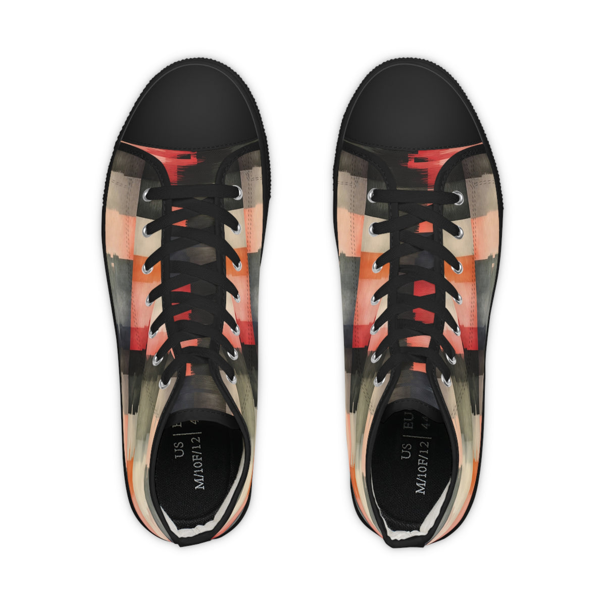 Men's Breathable Canvas High Top Sneaker Shoes