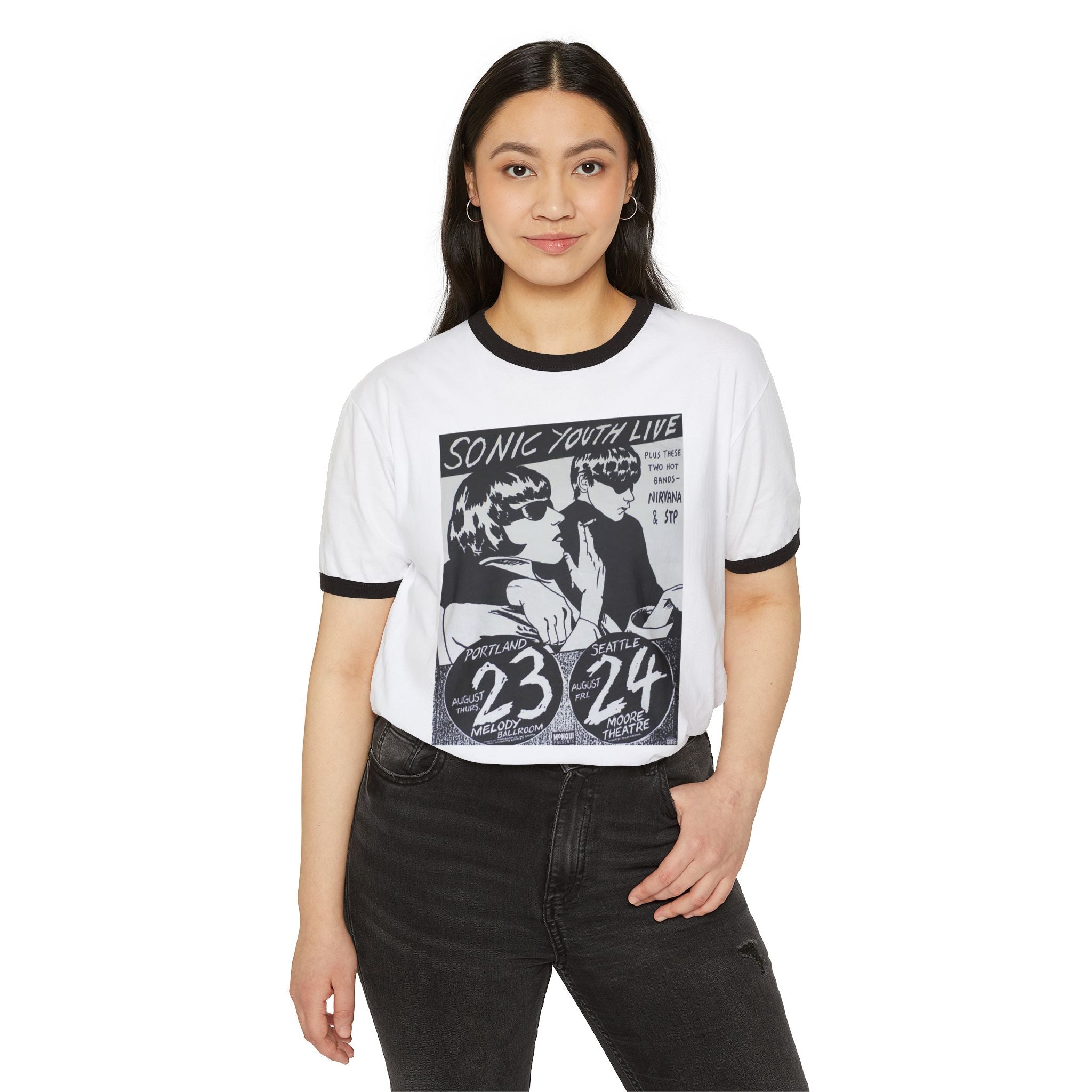 Unisex Cotton Ringer T-Shirt