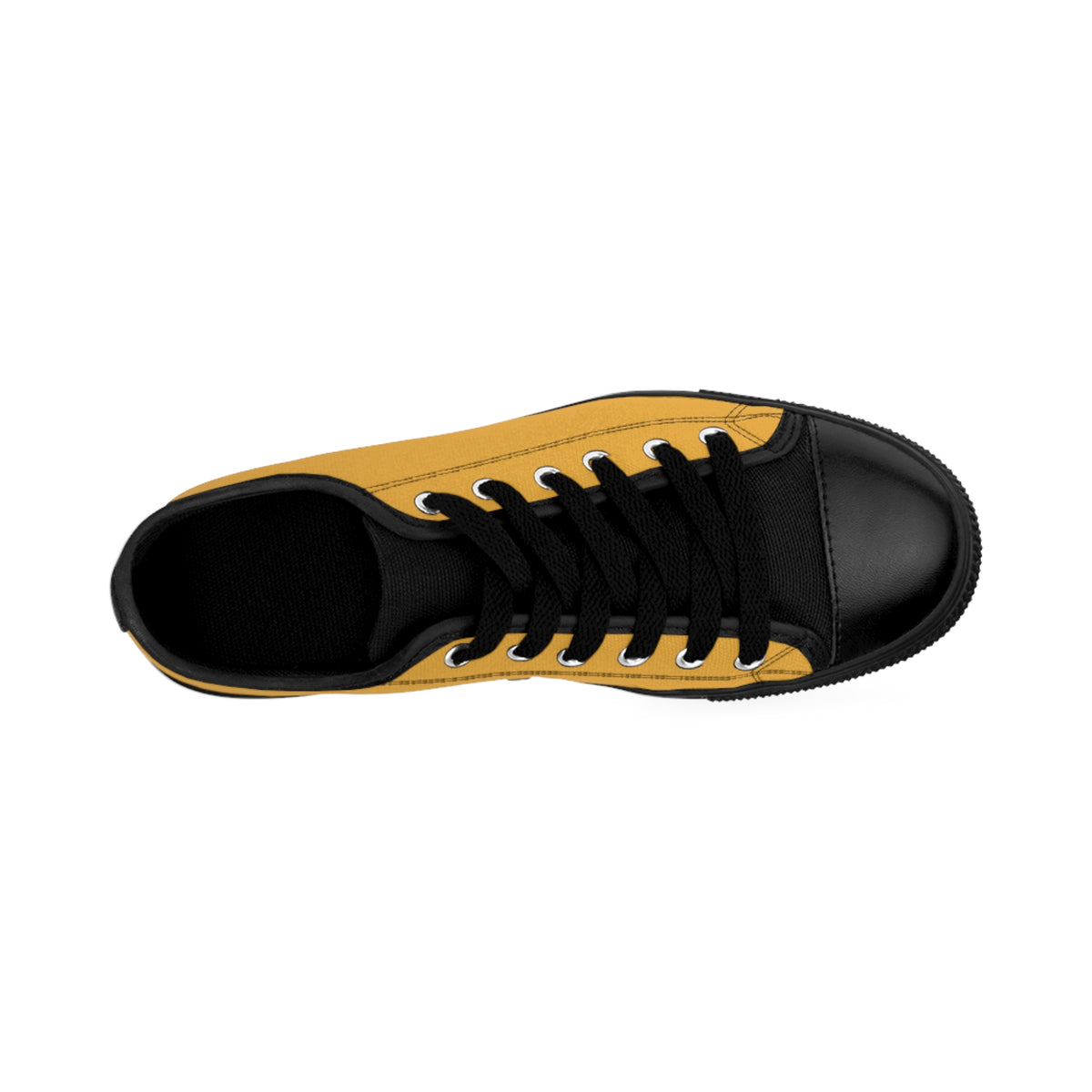 Men's Lightweight Yellow Canvas Sneakers Casual Shoes