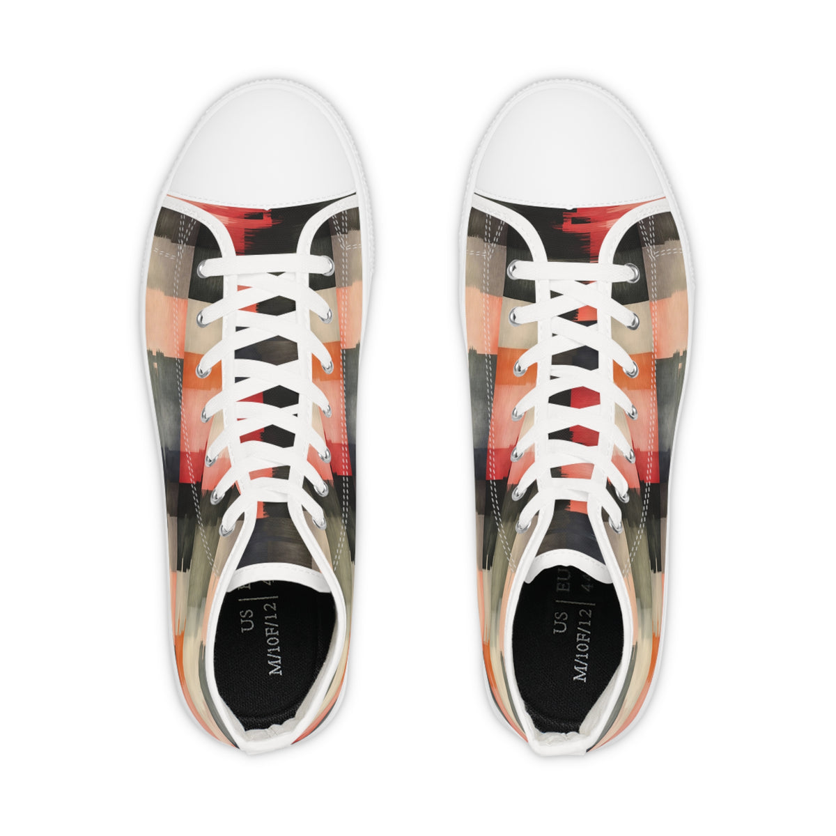 Men's Breathable Canvas High Top Sneaker Shoes