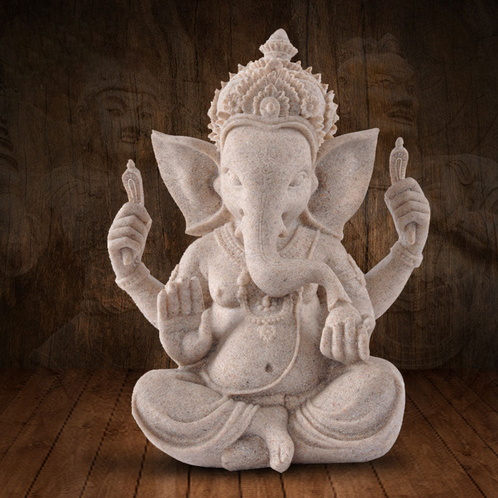 Hindu rock statue