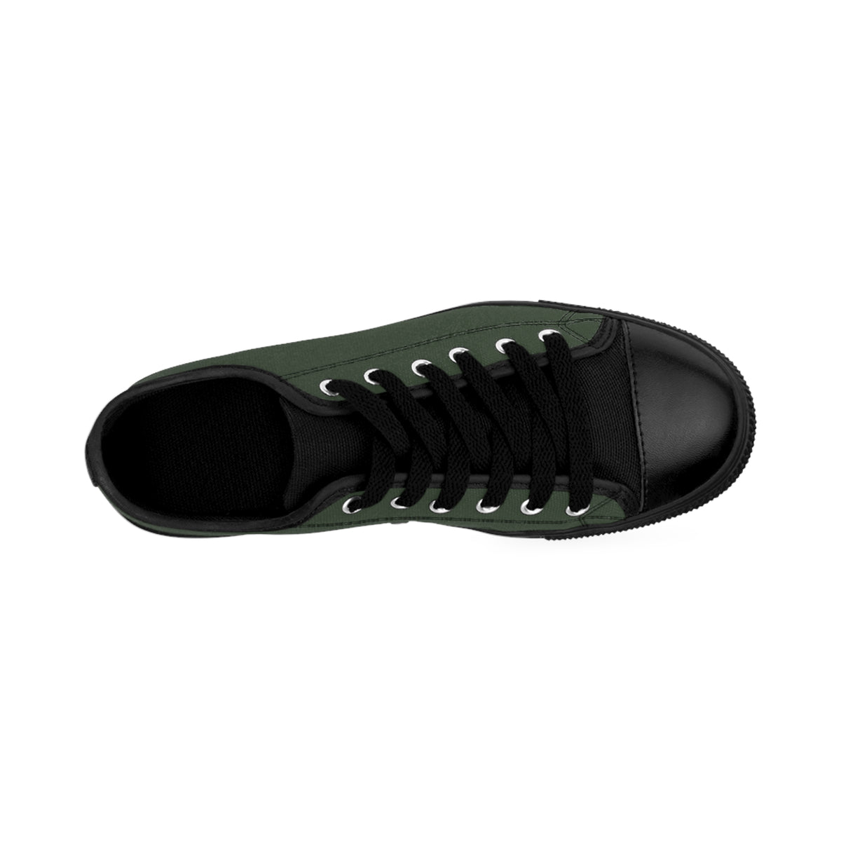 Men's Lightweight Green Canvas Sneakers Casual Shoes