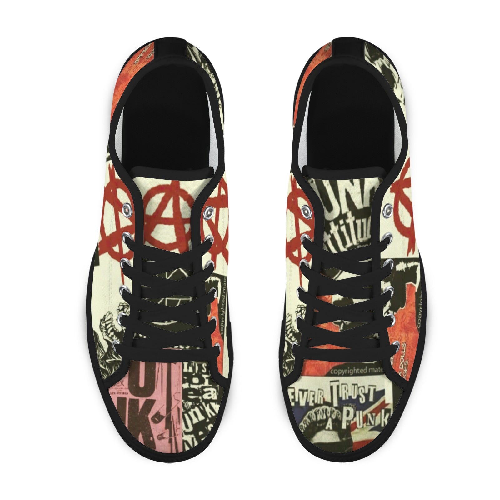 Punk Rock (3) Seattle Low Top Men's Shoes (Model 1013-6)