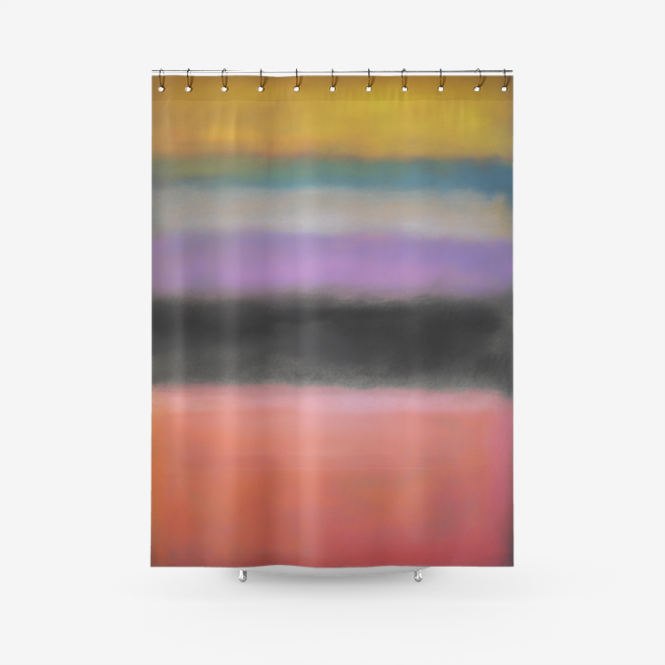 roth sc3 Textured Fabric Shower Curtain Printed Bathroom Curtains