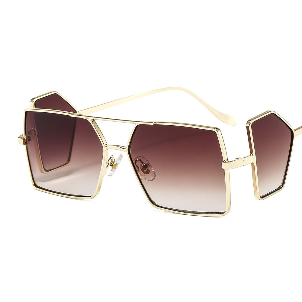 Side Lens Square Sunglasses