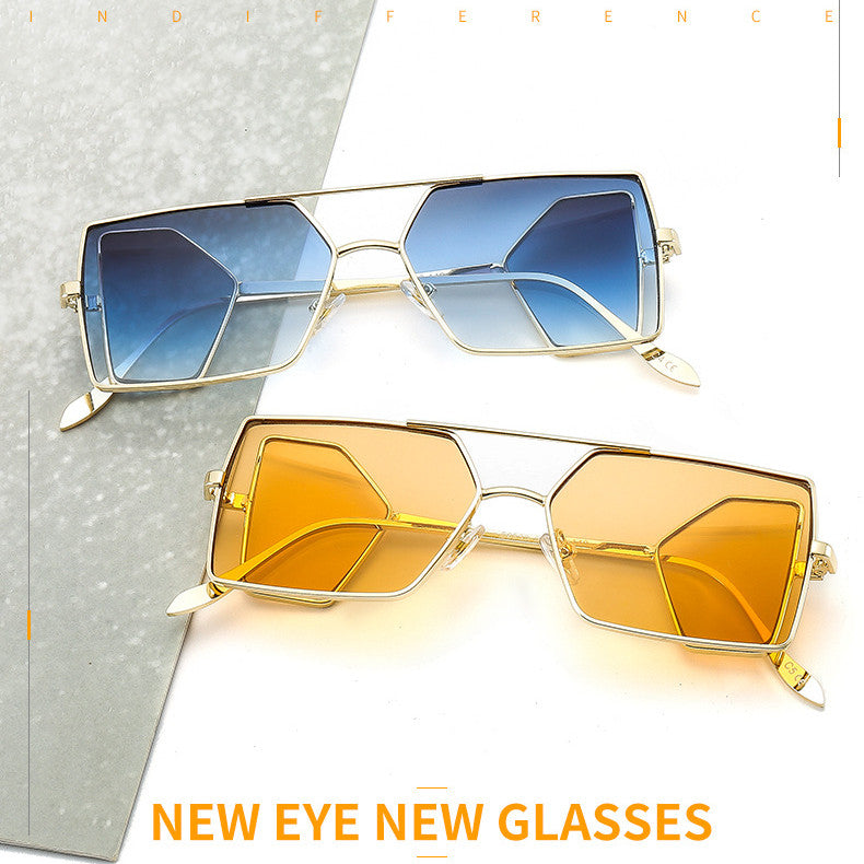Side Lens Square Sunglasses