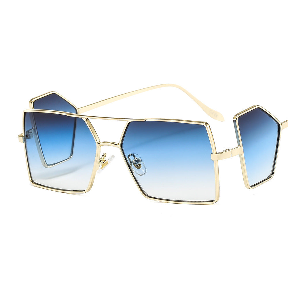 Side Lens Square Sunglasses