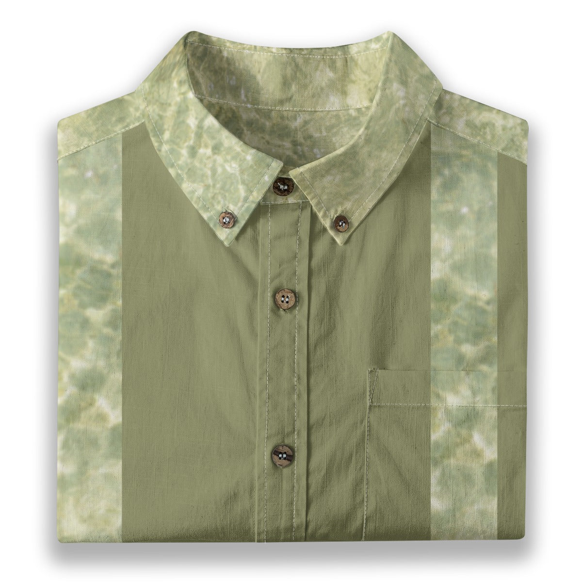 All-Over Print Men's Breathable Cotton Shirt|125GSM
