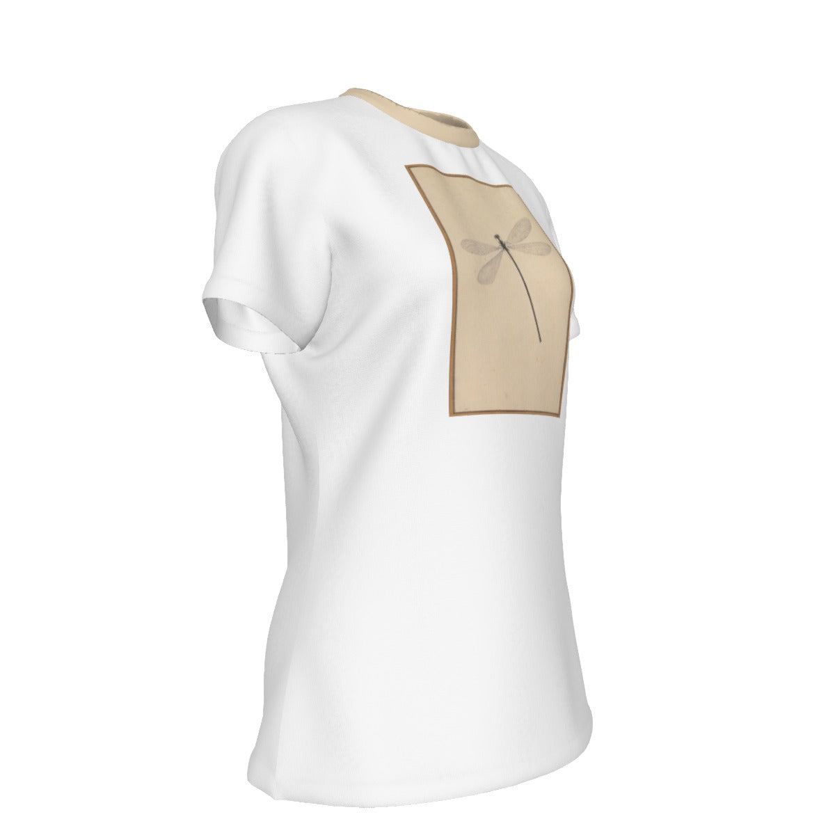 All-Over Print Women's Round Neck T-Shirt | 190GSM Cotton