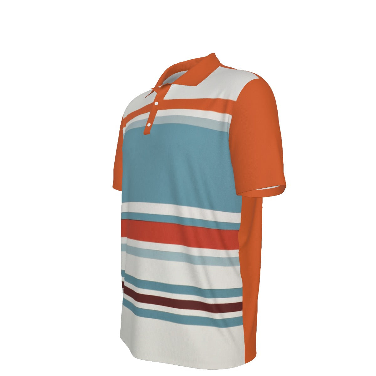 All-Over Print Men's Polo Collar Jersey