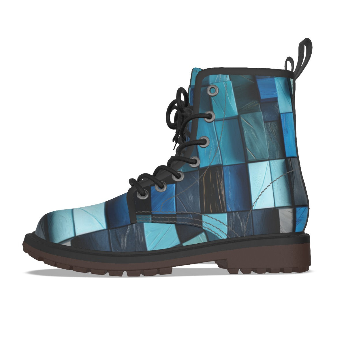 All-Over Print Men's Martin Short Boots