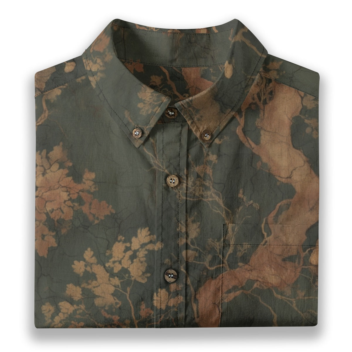 All-Over Print Men's Breathable Cotton Shirt|125GSM