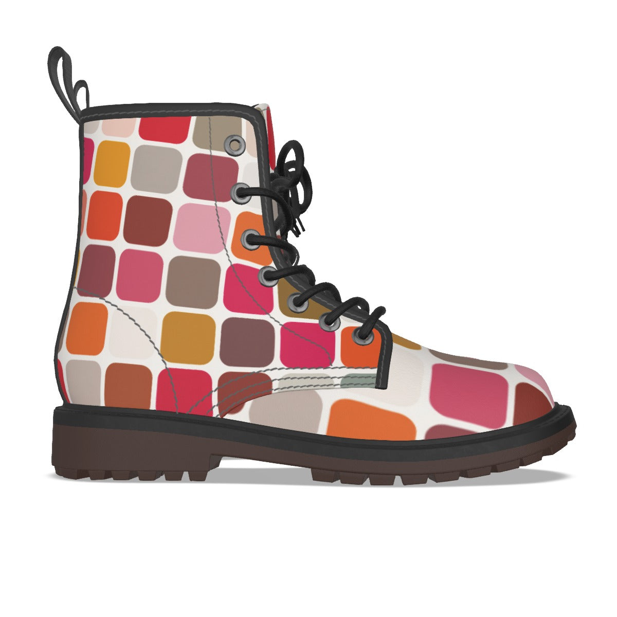 Men's Stylish Waterproof PU Leather Martin Boots
