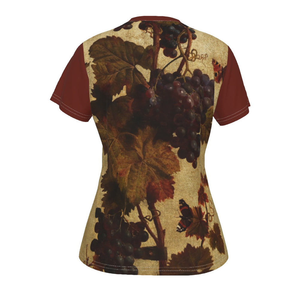 All-Over Print V-neck Women's T-shirt
