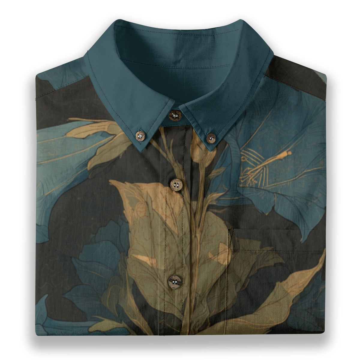 All-Over Print Men's Breathable Cotton Shirt|125GSM