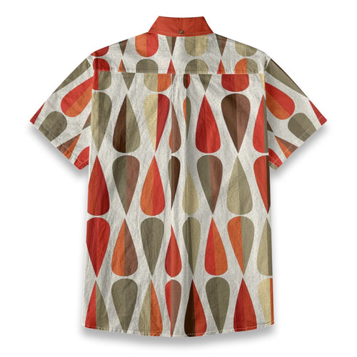 All-Over Print Men's Breathable Cotton Shirt|125GSM