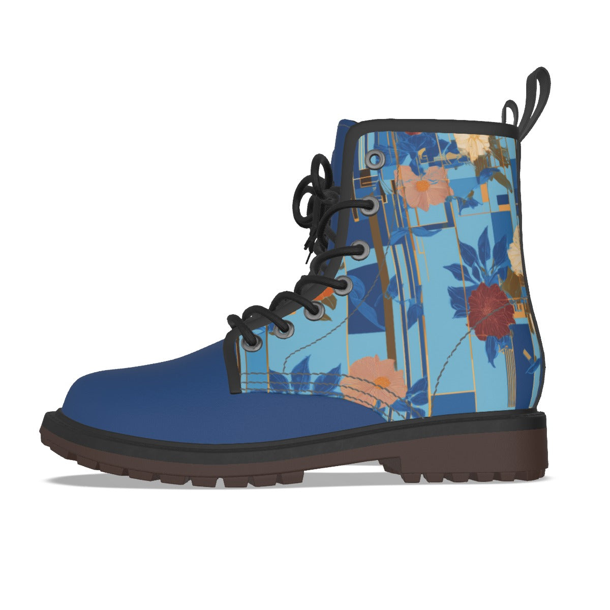 All-Over Print Men's Martin Short Boots