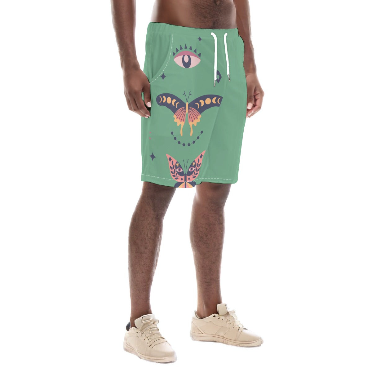 All-Over Print Men'S Shorts With pocket