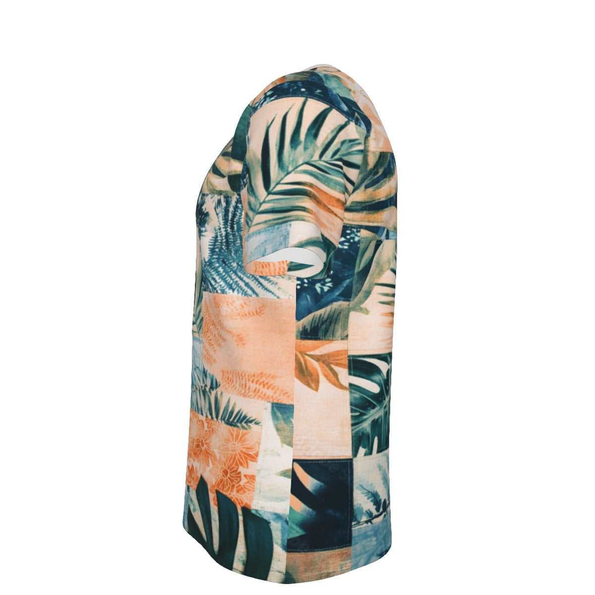Summer Tropical Palm Tree Graphic Print Cotton Tee