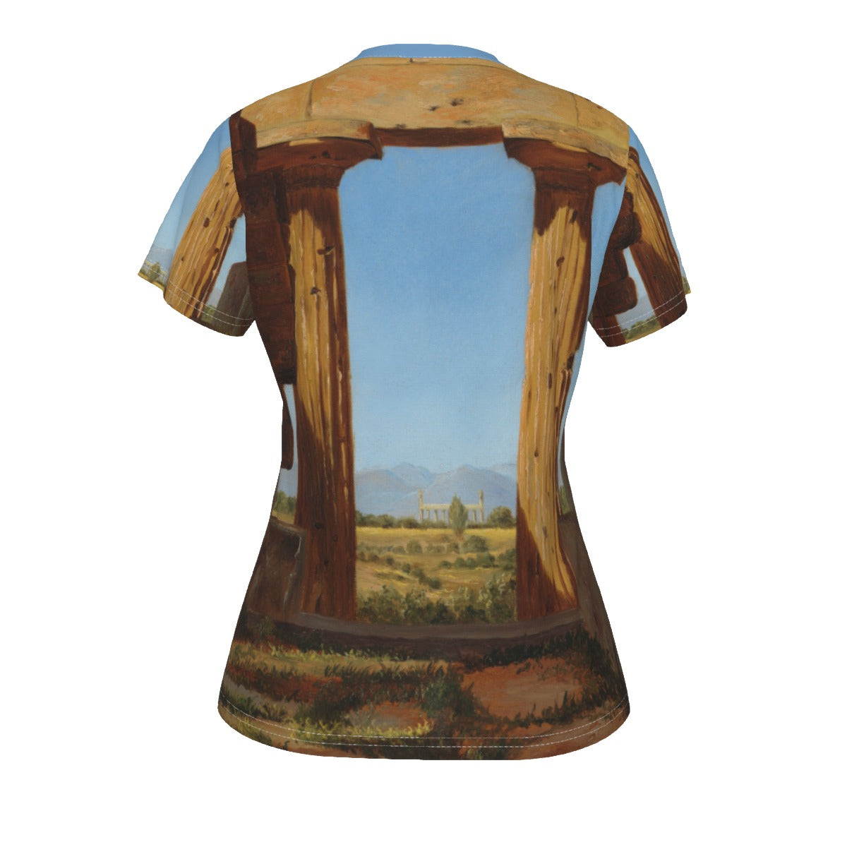 All-Over Print V-neck Women's T-shirt
