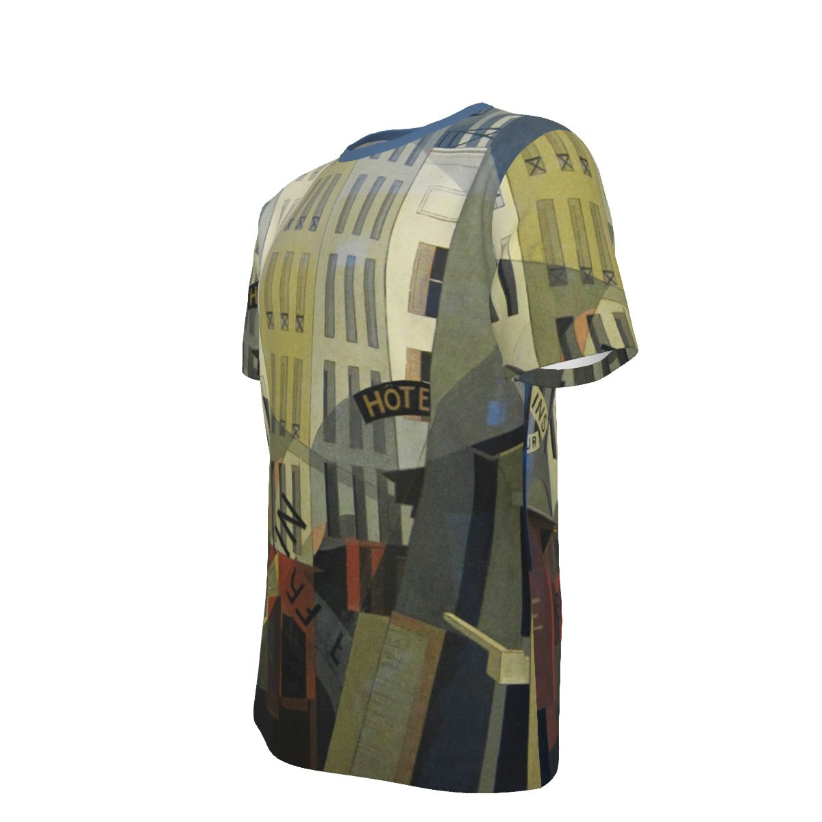 Men's Custom 190GSM 100% Cotton All-Over Print T-Shirt Tee
