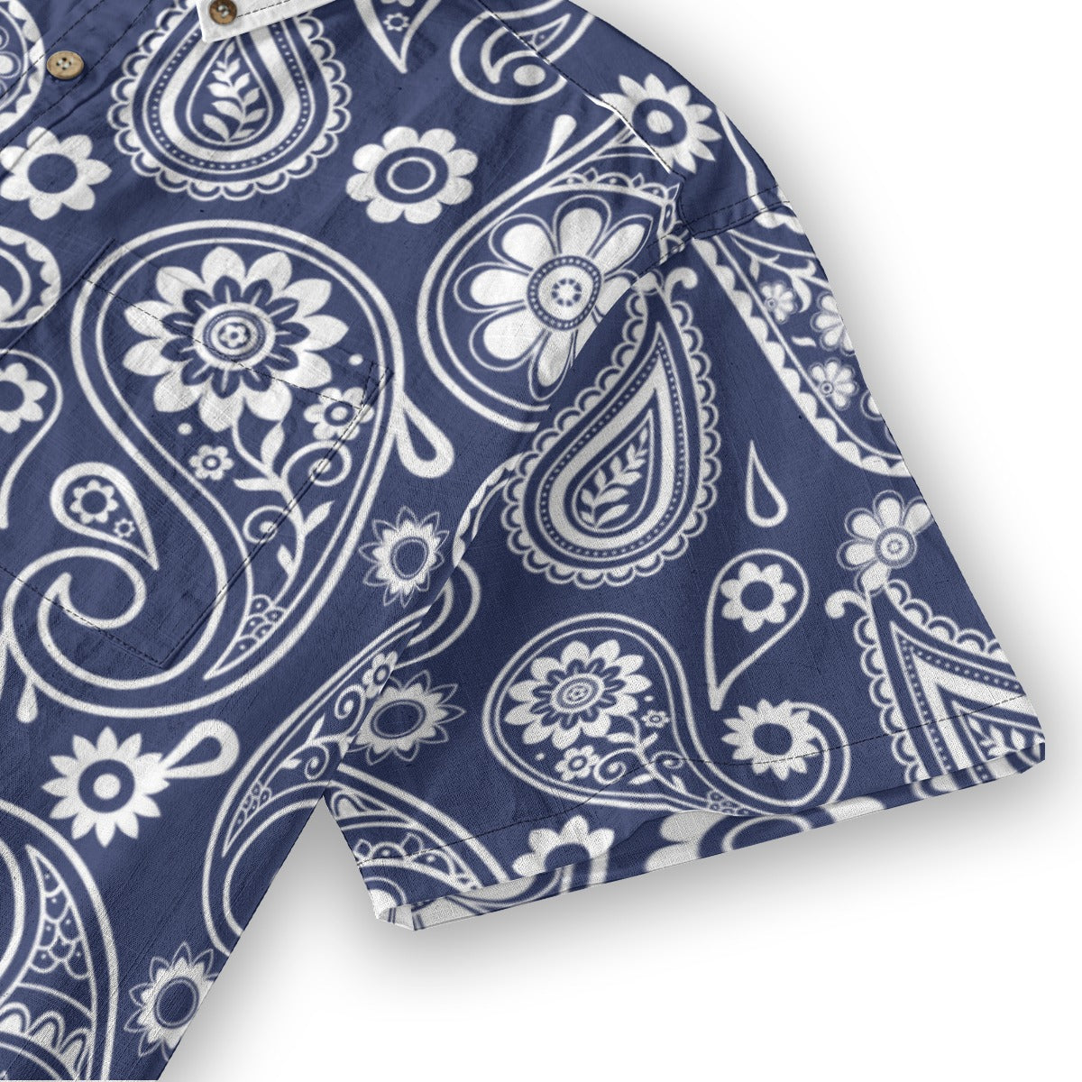 All-Over Print Men's Breathable Cotton Shirt|125GSM