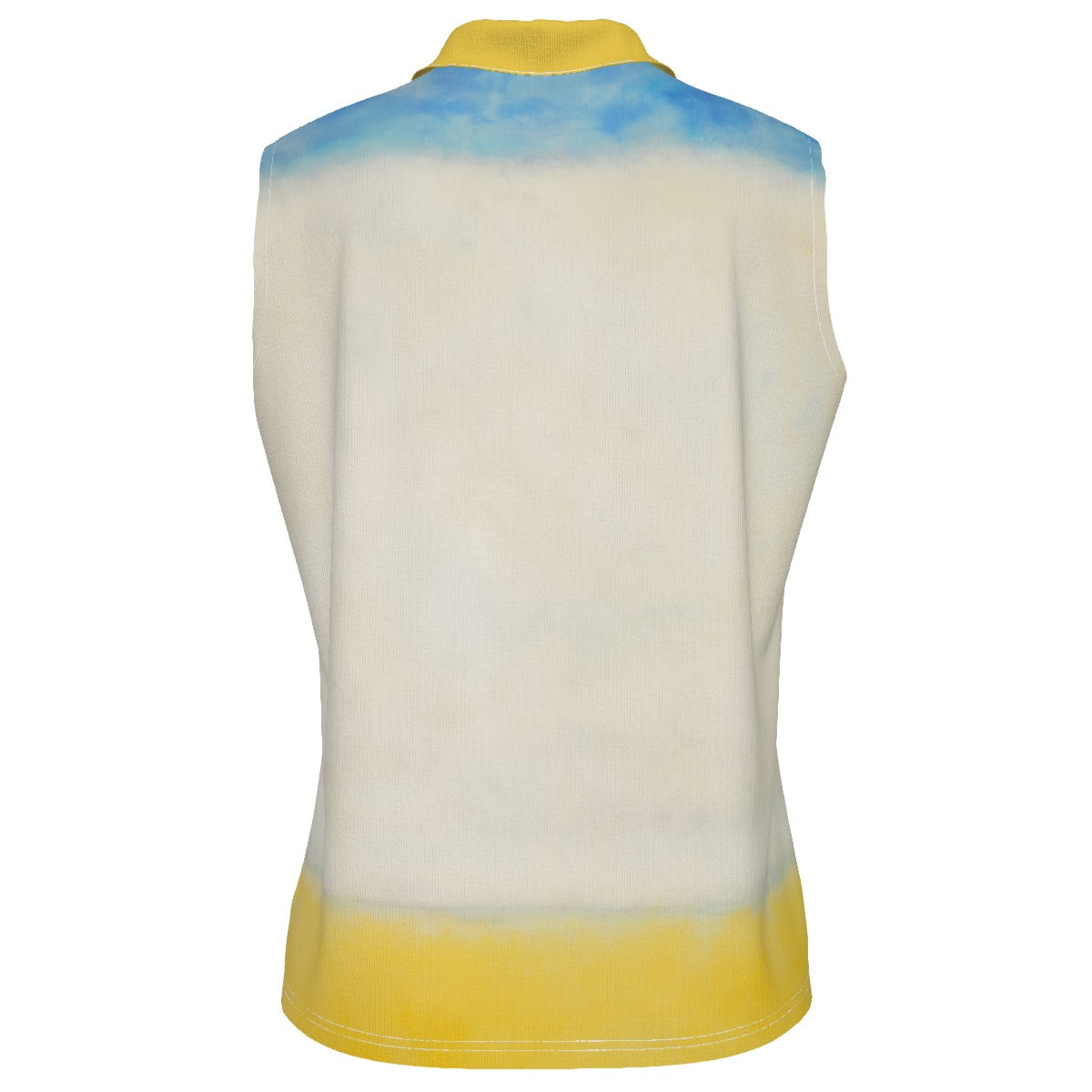 All-Over Print Women's High-Elastic Sleeveless Polo Shirt