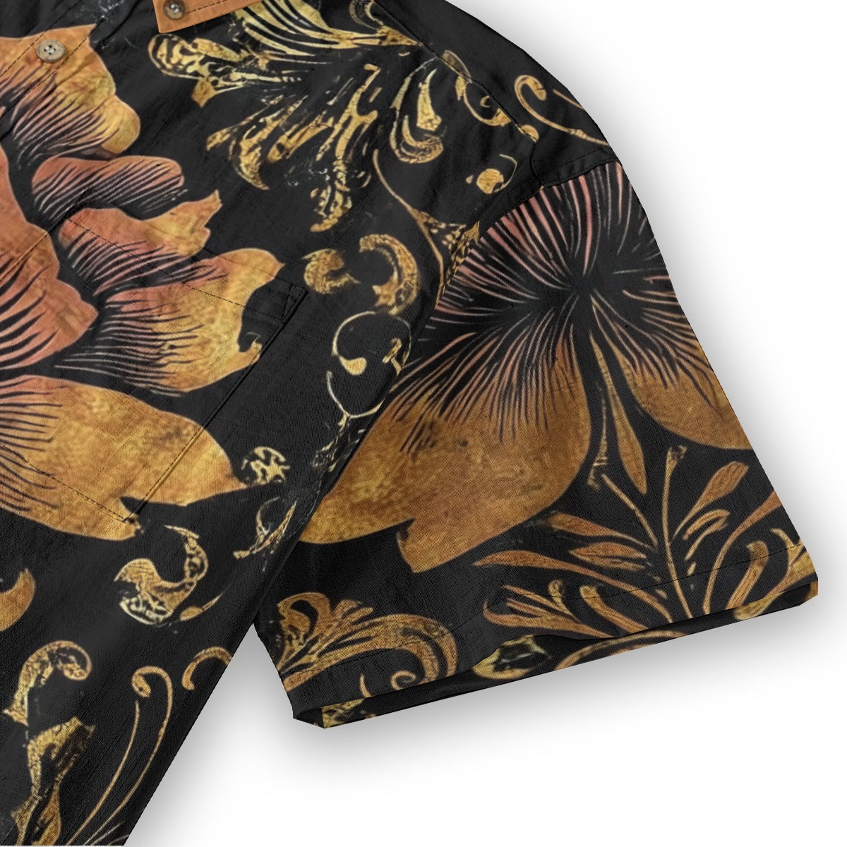 All-Over Print Men's Breathable Cotton Shirt|125GSM