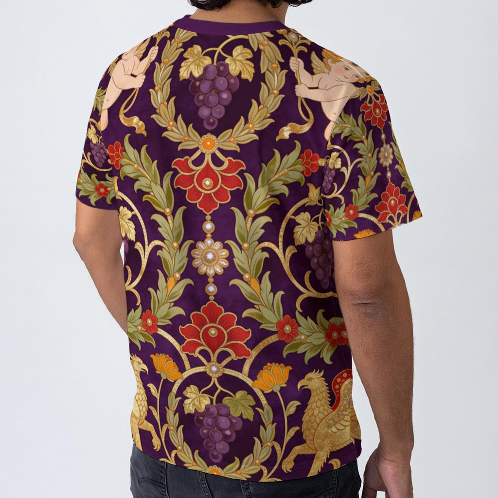 All-Over Print Men's O-Neck T-Shirt | 190GSM Cotton