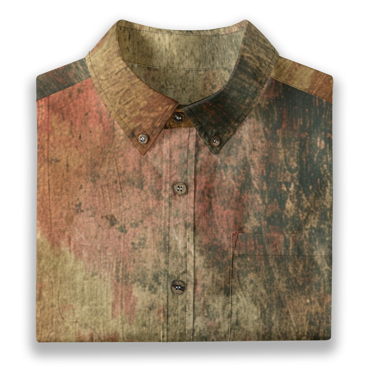 All-Over Print Men's Breathable Cotton Shirt|125GSM