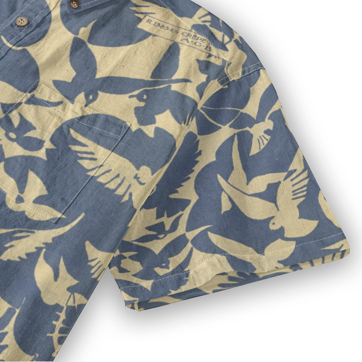 Yellow Bird Men's Breathable Cotton Camp-Shirt|125GSM