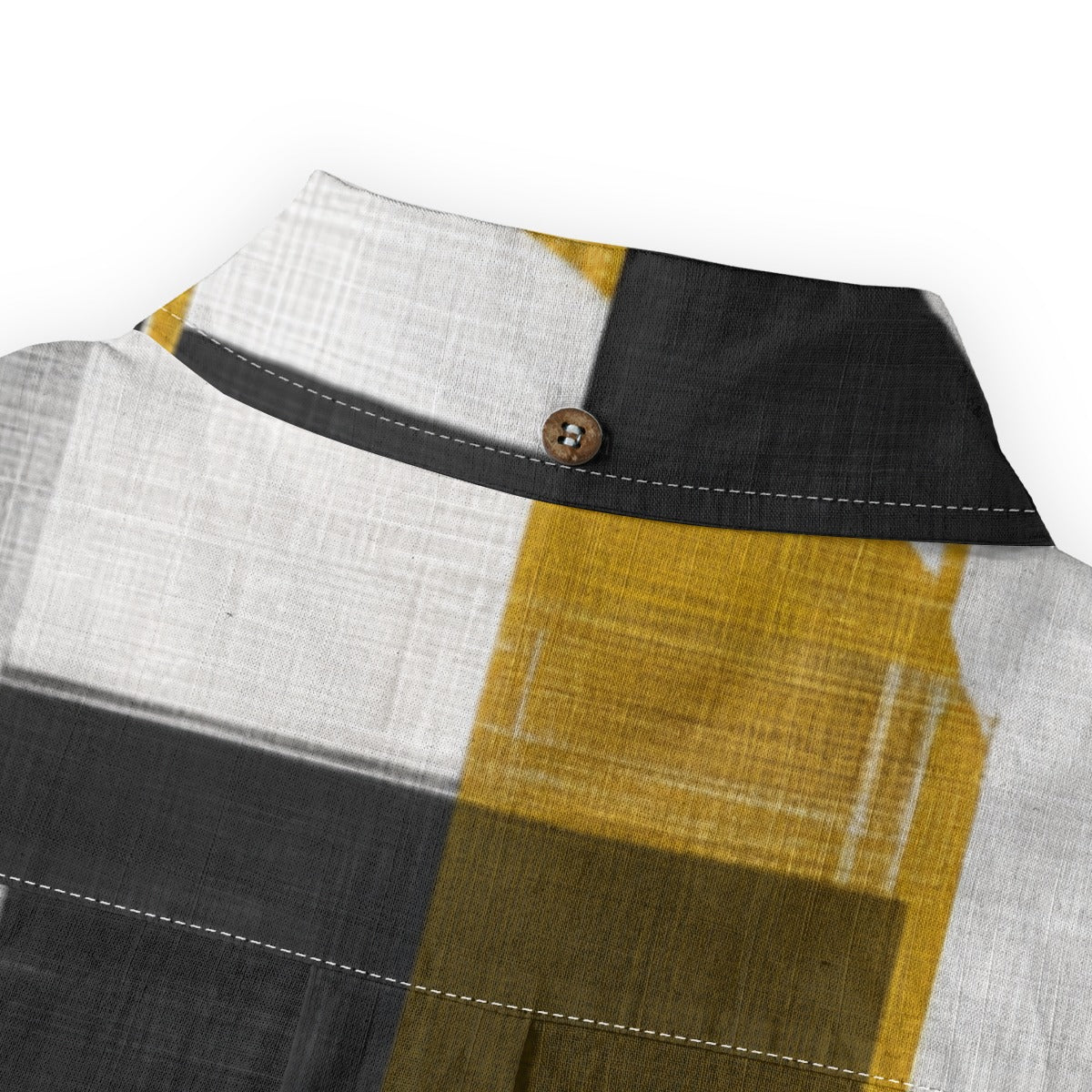 All-Over Print Men's Casual Lapel Long Sleeve Shirt|125GSM Cotton