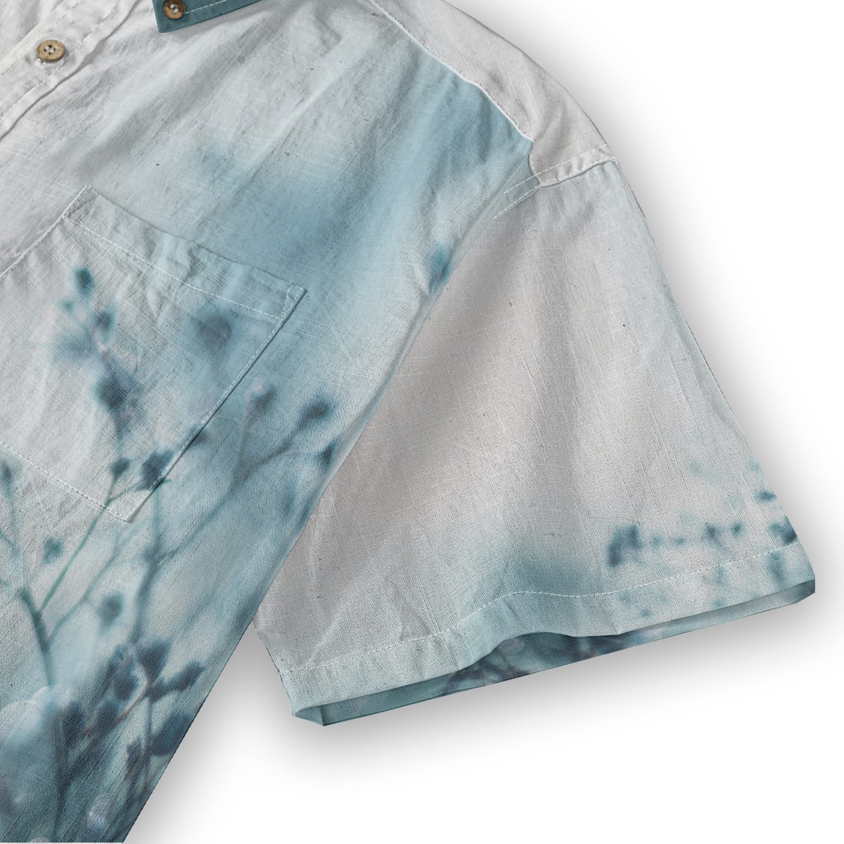 All-Over Print Men's Breathable Cotton Shirt|125GSM