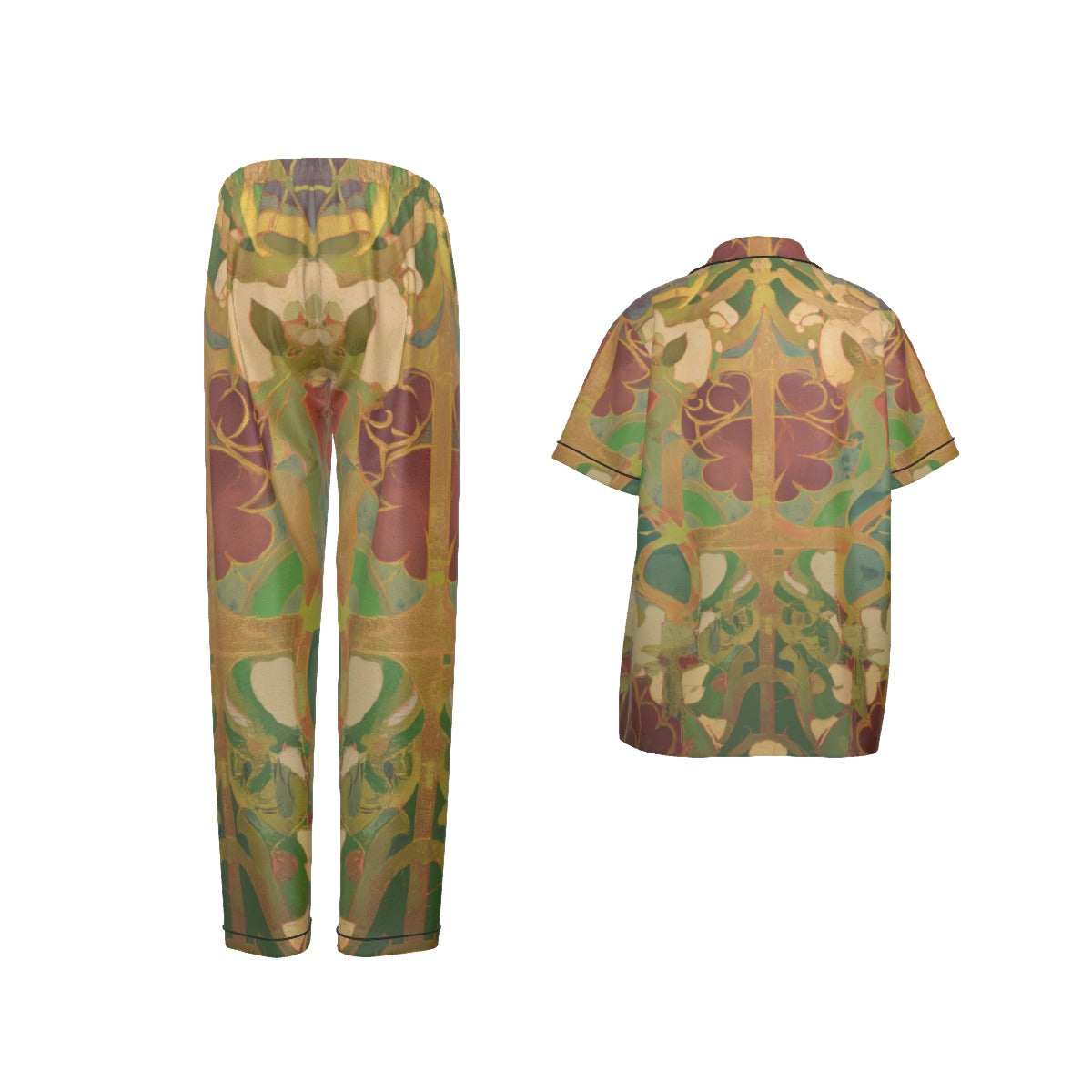 All-over print Women'S Trousers Pajamas Set