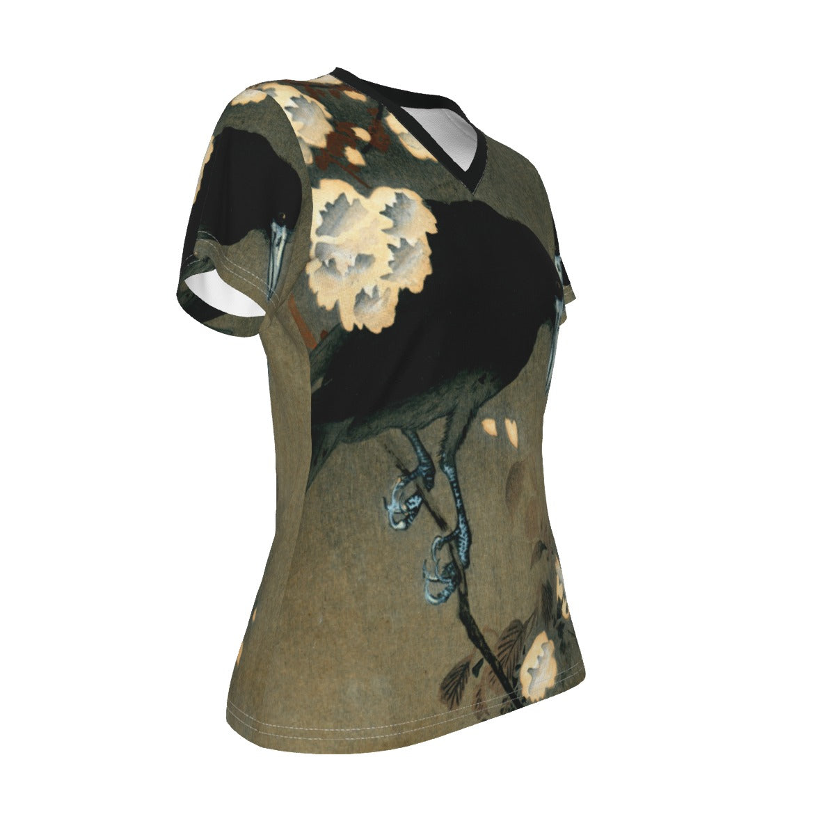 All-Over Print V-neck Women's T-shirt