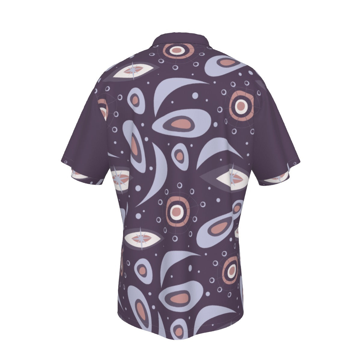 All-Over Print Men's Hawaiian Shirt With Button Closure |115GSM Cotton poplin