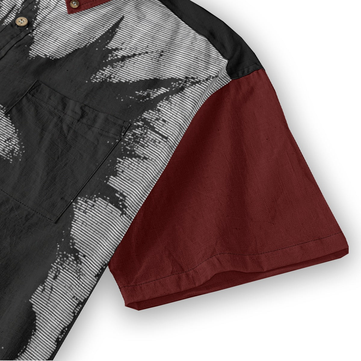 All-Over Print Men's Breathable Cotton Shirt|125GSM