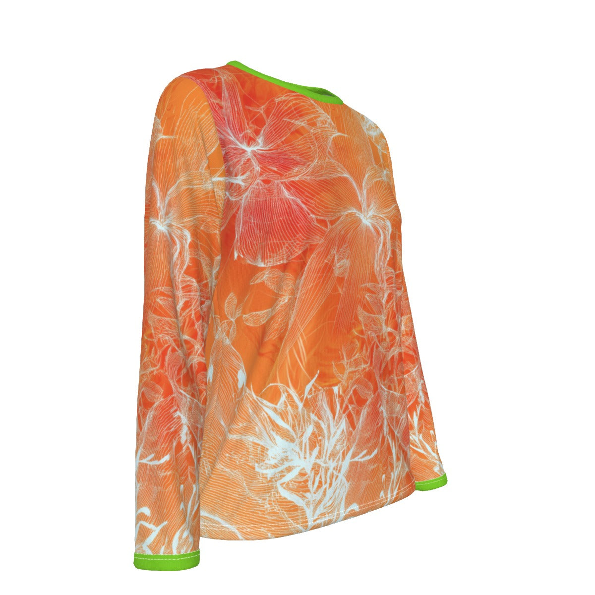 Women's Loose All-Over Print 190GSM Cotton Tee Shirt